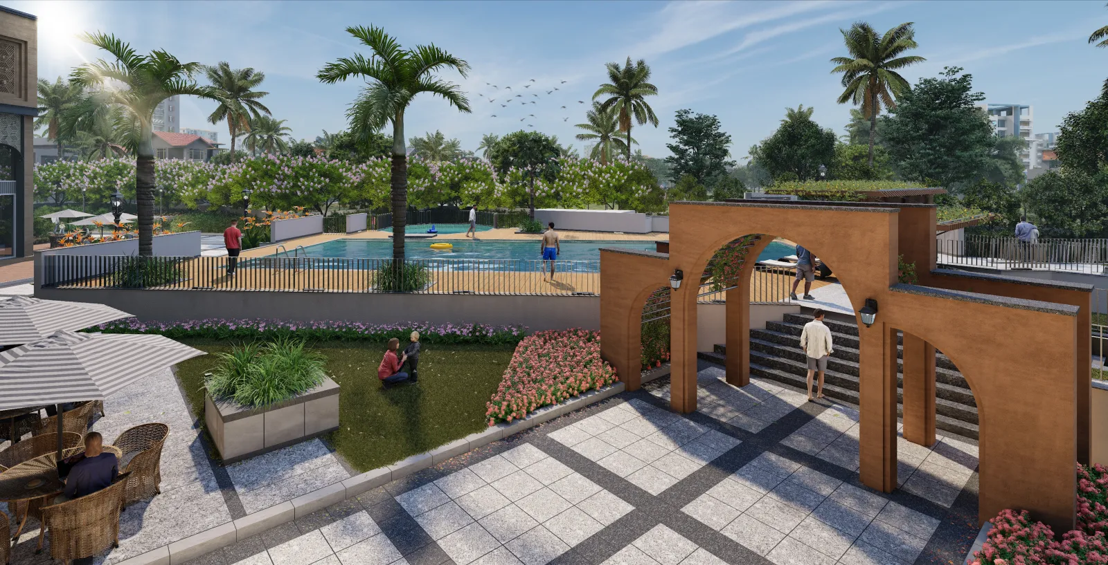 Pool Arch Cafe - Sumadhura Epitome